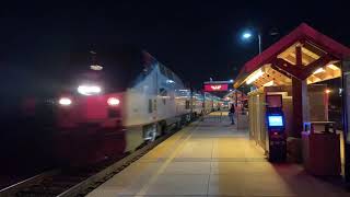 Amtrak Coast Starlight at Santa Clara, CA