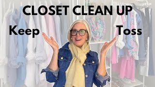 KEEP or TOSS: 10 RULES for EASY CLOSET CLEAN UP!