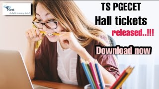 TS PGECET Hall Ticket 2021 released | Download Telangana PGECET Admit card | TS PGECET exam date