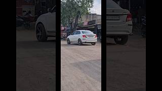 maruti suzuki dzire modified uplifted alloy wheel set installed 🤑 #viral #youtubeshorts #dzire 🏴‍☠️