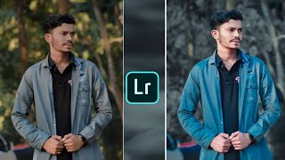 Blue and black tone lightroom photo editing tutorial in mobile || #SHARIFUL #lightroom