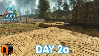 BUILD MY STONE BASE Day 2a Ark Survival Ascended LIVE!