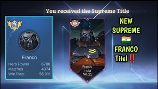 🍎 TOP SUPREME🇮🇳FRANCO LIVE NOW‼️🤓