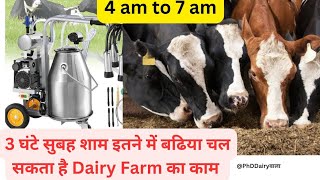 डेयरी फार्म की दिनचर्या और जरूरी बातें II DAIRY FARM LIFE II