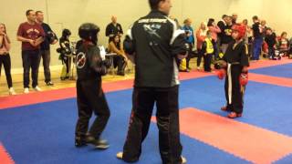 IAKSA Edinburgh Open 2014 - -40kg - Robbie Lamb(TKS) vs Unknown(Galston Gladiators)