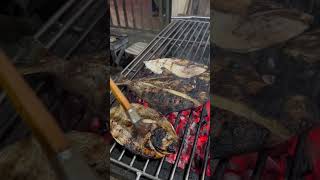 Goropa Fish grill 🤤🤤#food #shorts #youtubeshorts #grillfish #foodie #fish #papua #merauke