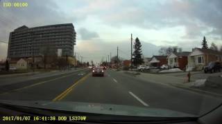 Driving in Toronto: Birchmount / Danforth to Highway 401 / Leslie