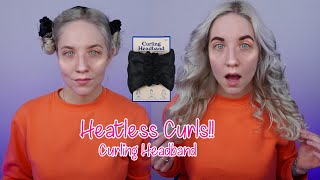 How to curl your hair without heat | Heatless Curls | How to easily curl your hair | Robe Curls