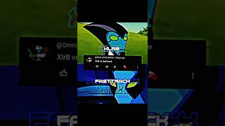 Xlr8 vs Fasttrack who is strongest 💪#ben10omniverse #benten #shorts #trending #viral