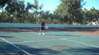 Tenis la Romana dan practica  polideportivo la romana dic 2015