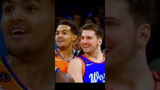 never forget this wholesome moment between luka and trae #traeyoung #icetrae #lukadoncic #luka #nba