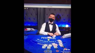 I DID A $ 10,000 BLACKJACK HAND ! PRIVATE TABLE !