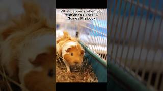 What happens when you read an OUTDATED book on caring for guinea pigs #pets #books #guineapig