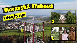 Výlety po Česku - Moravská Třebová - rozhledna, sousoší a zřícenina v nedalekém okolí