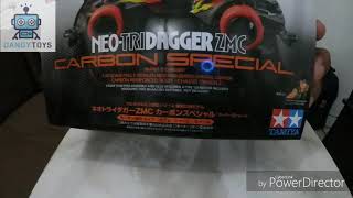 Unboxing Tamiya Mini 4WD Neo Tridagger ZMC Carbon Special