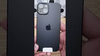 iPhone 15 unboxing Black Color #asmr #iphone