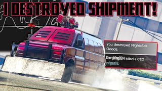 I Gave This Griefer a Taste of his Own Medicine, and DESTROYED his CARGO! [GTA Online]