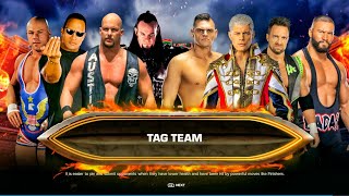 Team Attitude Era Vs Team Trash Champions - Tag Team Elimination Match | WWE 2k24