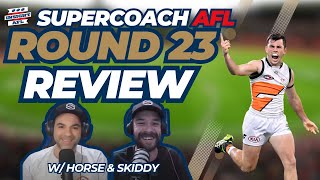 AFL Supercoach 2024 | Round 23 Live Review