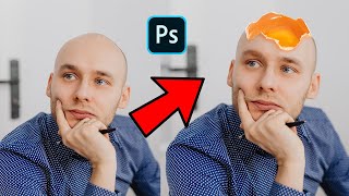 How to Easily Blend an Egg with a Human Head in Photoshop