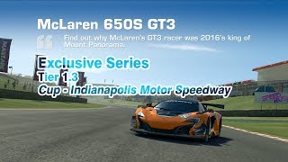 McLaren 650S GT3 - Exclusive Series - Tier 1.3 (Cup - Indianapolis Motor Speedway)