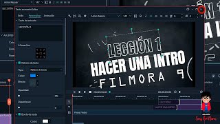 Haciendo una Intro para video con Filmora 9