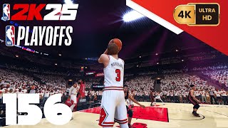 NBA 2K25 =My Career= [PC] (4K) EP156 {Playoffs: East 1st Round} Game 2 {Heat @ Bulls}