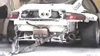 Supersprint Exhaust on Porsche 996 GT3 RSR