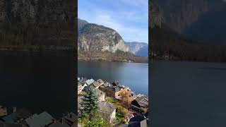 Amazing view on a mountain lake. Hallstatt 🇦🇹 #shorts #nature #mountains