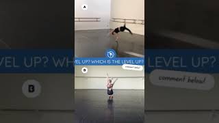 Which skill is the level up? ➡️ A or B? Comment below 👇 #acroskills #acrodance #acroteacher #acrobat