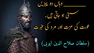 Salahudin Al Ayubi / Beautiful Quotes / Best Urdu Quotes / Urdu Aqwal