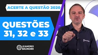 Acerte a Questão 2020 - Atualidades – Questões 31 a 33