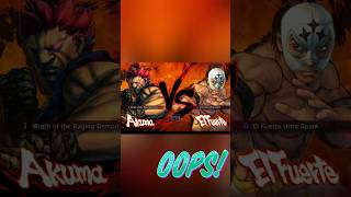 akuma vs el fuerto   who will win ?   ultra street fighter 4