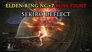 SEKIRO Deflect Mod in Elden Ring NG+7 Boss Fight 01 - Lightning Weapon, Fire Martial Arts