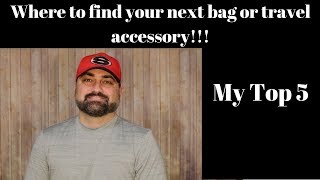 Top 5 Places to Find Your Next Travel Bag or Accessory!