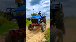 Jcb 3dx  Backhoe Loader Machine Loading Massey Ferguson 7250 And Mahindra 295 Di Tractor #shorts