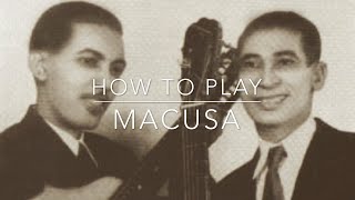 How To Play 'Macusa' on Tres Cubano | GCE Tuning | Cuban Tres