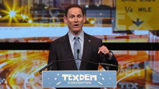 Judge Clay Jenkins at the 2016 Texas Democratic Convention