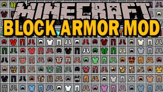 Block Armor minecraft 1.10.2 nowe zbroje w minecraft