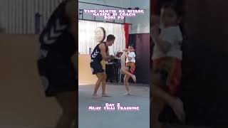 YUNG MUNTIK NANG MASIPA SI COACH MUAY THAI TRAINING #andrea #combatsporttraining #muaythaitraining