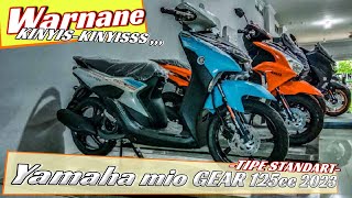 Juosss kinyis kinyisssss ... Warna baru yamaha mio GEAR 125 cc 2023|Warna DULL BLUE.