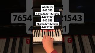 Whatever // follow my ig: jessnotes123 #piano #pianotutorial #pianomusic #kygo #avamax #whatever