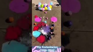 Xxxtentacion smashing balloons edited video #rip #legend #shorts