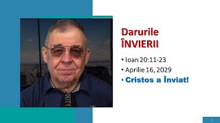 PC(298) - Darurile invierii - Ioan 20:11-23. Mesaj de Înviere.