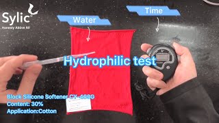 Hydrophilic Test_Cotton Soft Block Silicone Softener Sylic F3500 (CY-463G)