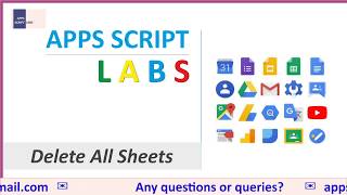 Google Apps Script   Delete All Extra Sheets