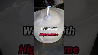 molten aluminium vs ice #satisfying #asmr #experiment #molten #aluminium #ice