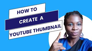 How to make a quick YouTube Thumbnail with your phone for free!