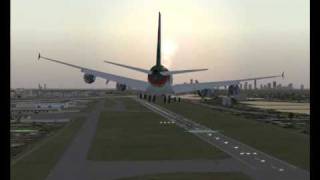 A380 Landing at Miami The right and wrong way to land!!