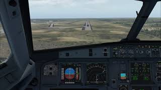 American Airbus A321 Landing at Austin-Bergstrom International Airport | X-Plane 11